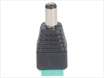 DC Power Male Barrel Plug Connector 2.1 x 5.5 mm Terminal Jack