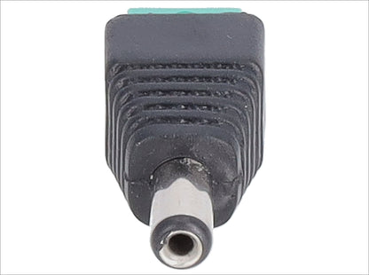 DC Power Male Barrel Plug Connector 2.1 x 5.5 mm Terminal Jack