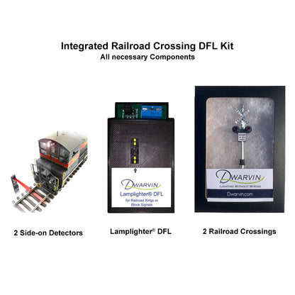 Integrated Railroad Crossing Kit using Lamplighter® DFL