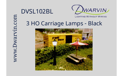 HO Carriage Lamps