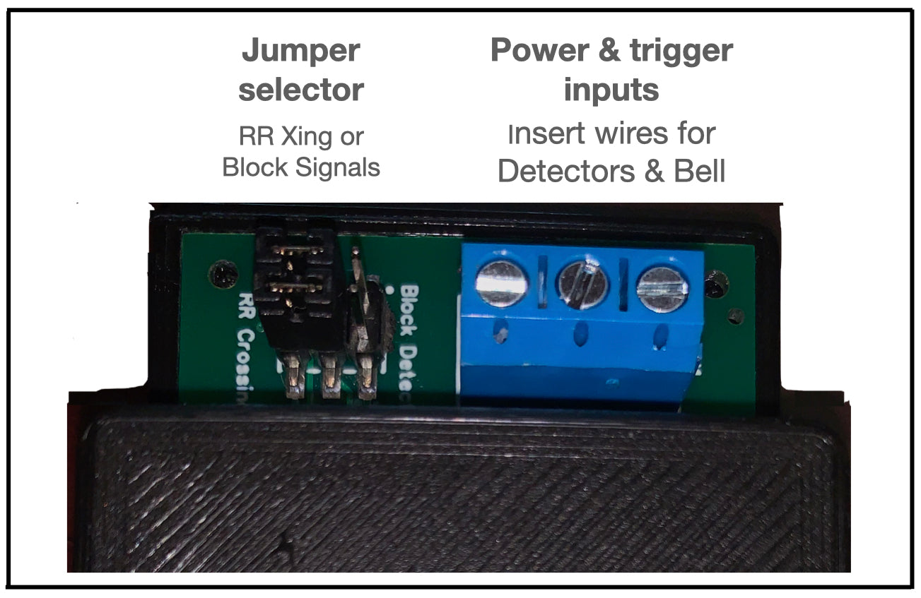 Integrated Railroad Crossing Kit using Lamplighter® DFL