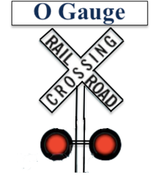 O Gauge 3-Rail Single Railroad Crossing (DVFLRRX301)